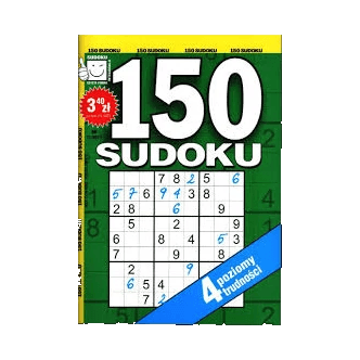 KRZYŻÓWKI 150 SUDOKU MIESIĘCZNIK
