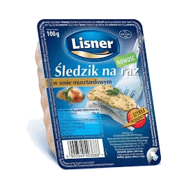 LISNER ŚLEDŹ NA RAZ W SOS.MUSZT.100G