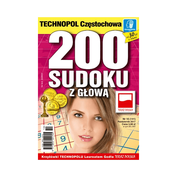 GAZETA KRZYŻÓWKI SUDOKU Z GŁOWĄ 200