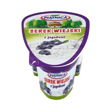 PIĄTNICA SEREK WIEJSKI Z JAGODĄ 150G