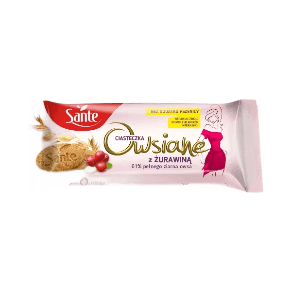 SANTE CIASTECZKA OWSIANE ŻURAWINA 13