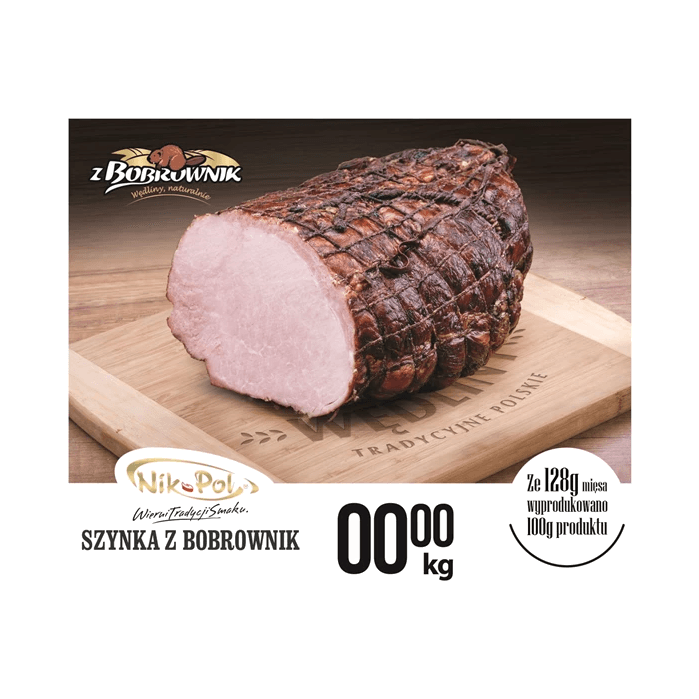NIK-POL SZYNKA Z BOBROWNIK OK. 1,5KG