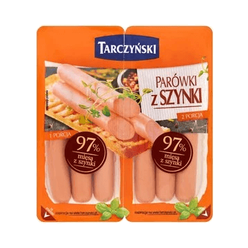 TARCZYŃSKI PARÓWKI Z SZYNKI 220G