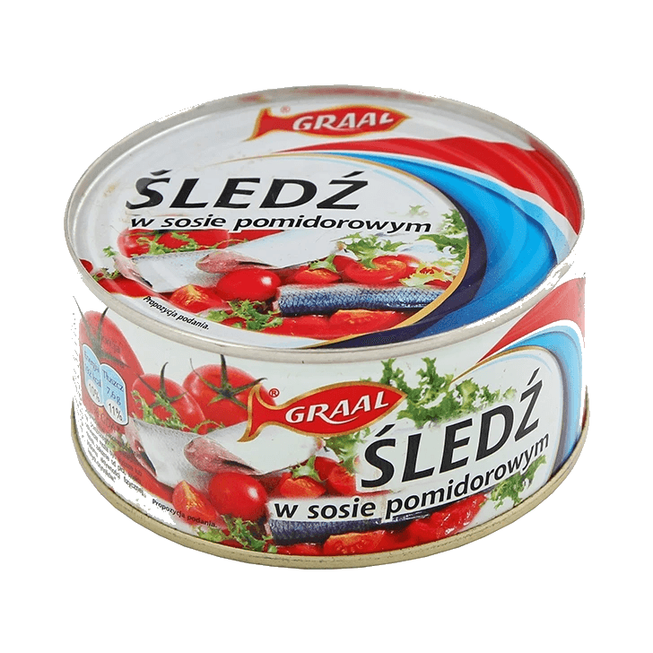 GRAAL ŚLEDŹ W SOSIE POMIDOROWYM 300G