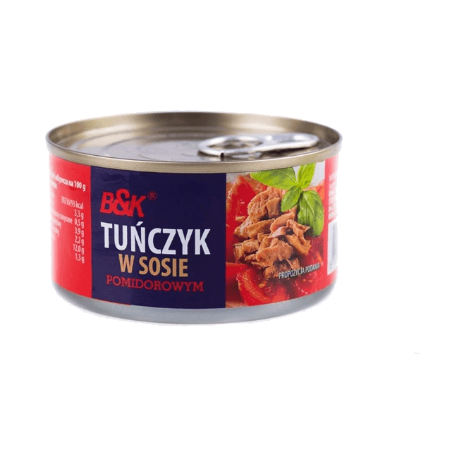 B&K TUŃCZYK W SOSIE POMIDOR 185G