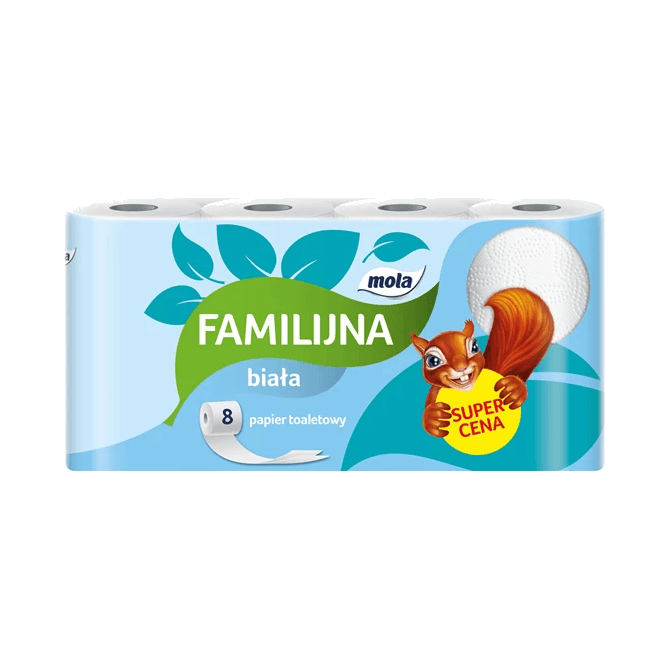 MOLA FAMILIJNA PAPIER TOALETOWY A'8S