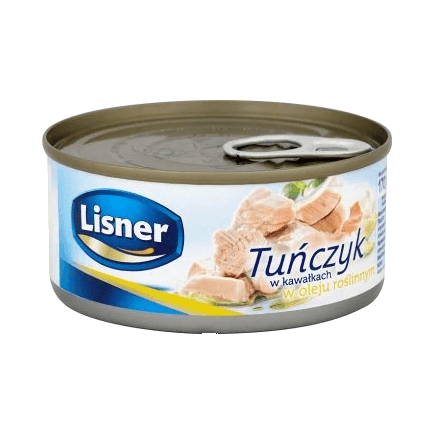 LISNER TUŃCZYK W OLEJU ROŚLINNYM 170