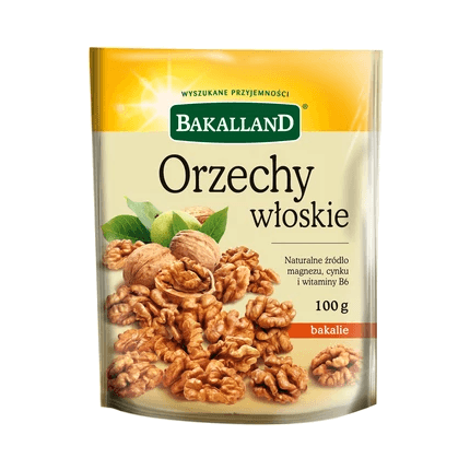 BAKALLAND ORZECH WŁOSKI 100G.