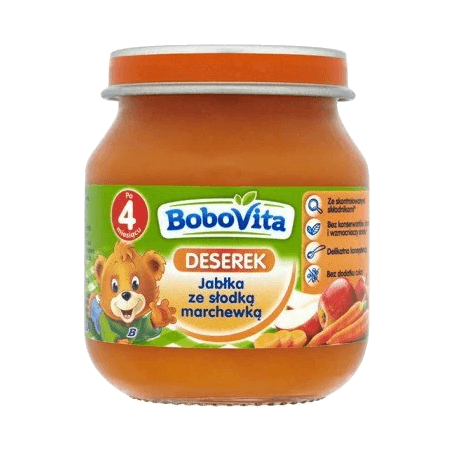 BOBOVITA DES.JABŁ.SŁOD.MARCH. 4M 125