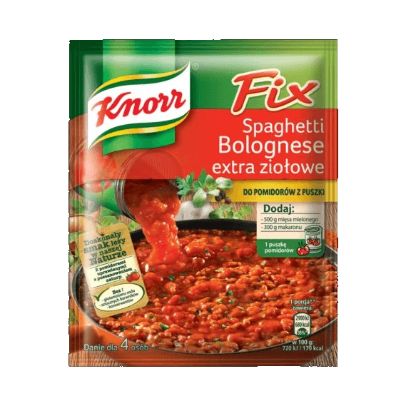 KNORR FIX SPAGH.BOLOG.EXTRA ZIOŁ.42G