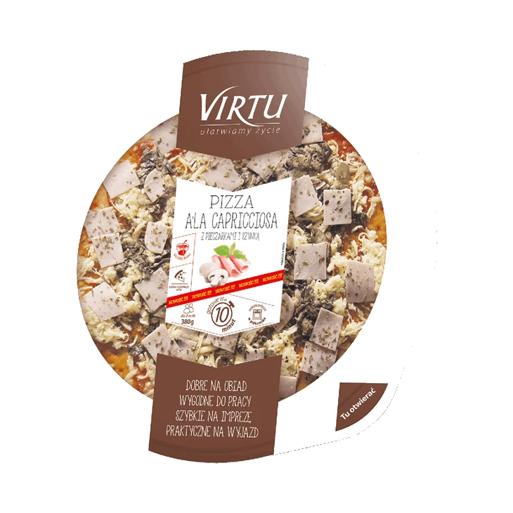 VIRTU PIZZA A'LA CAPRICCIOSA Z PIECZ