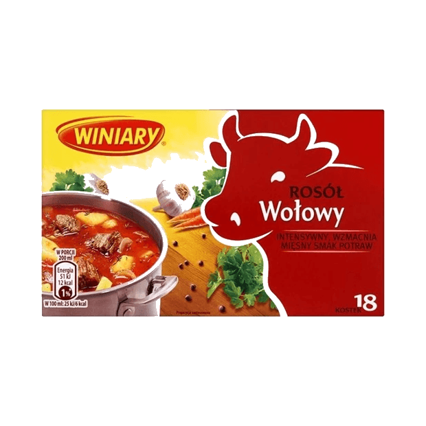 WINIARY BULION WOŁOWY KOSTKA 180G