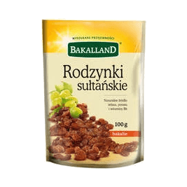 BAKALLAND RODZYNKI SUŁTANKI 100G
