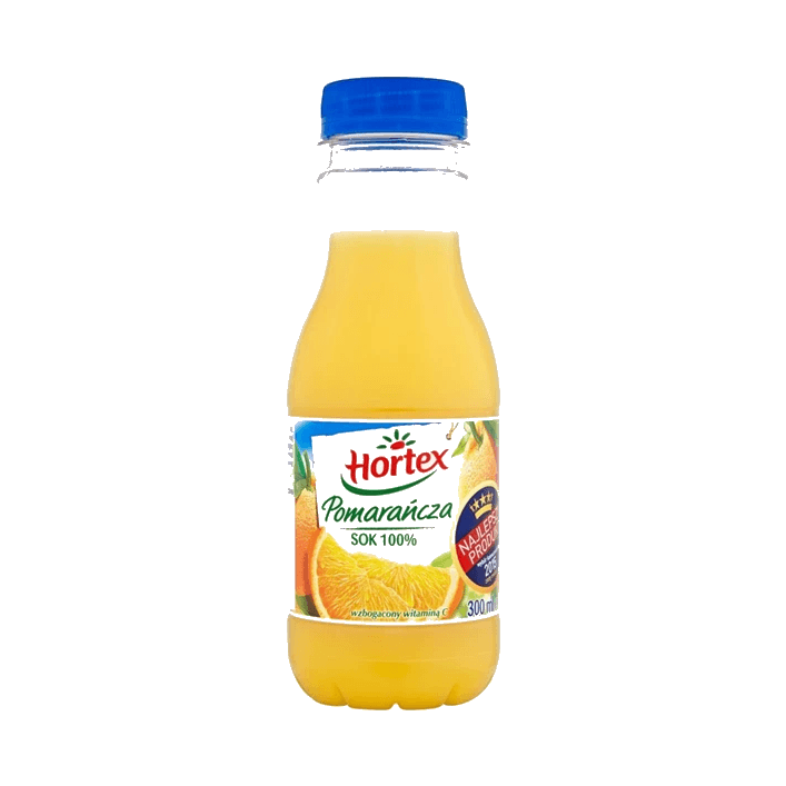 HORTEX SOK.POMARAŃCZA 100% 330ML