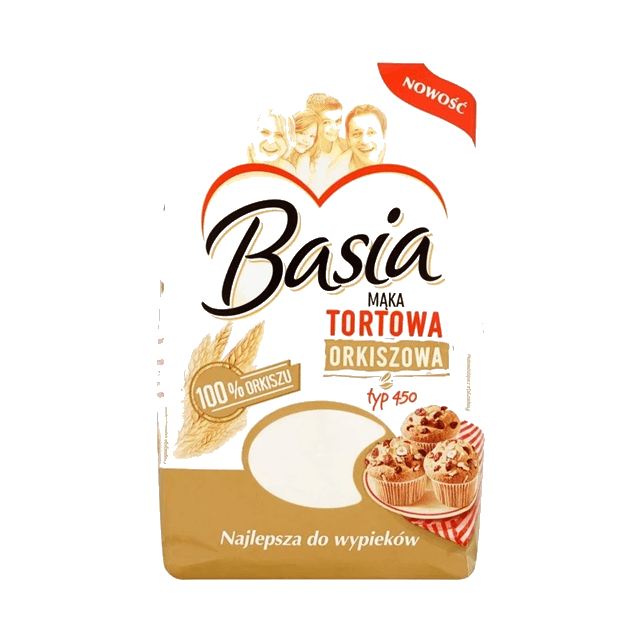 BASIA MĄKA TORTOWA ORKISZ.T450 900G