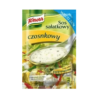 KNORR SOS SAŁATKOWY CZOSNKOWY 9G
