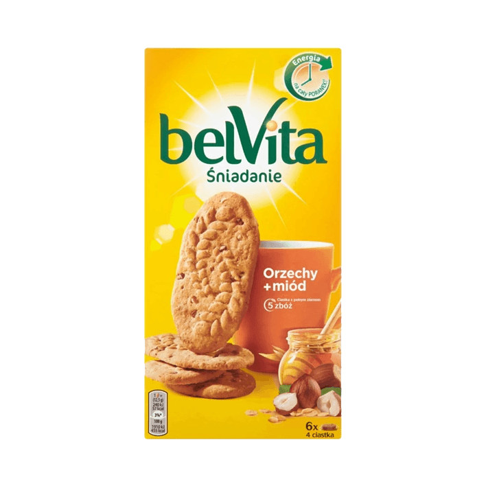 BELVITA CIASTKA ORZECH MIÓD 300G