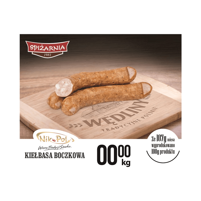 NIK-POL KIEŁBASA BOCZKOWA OK.0,6KG