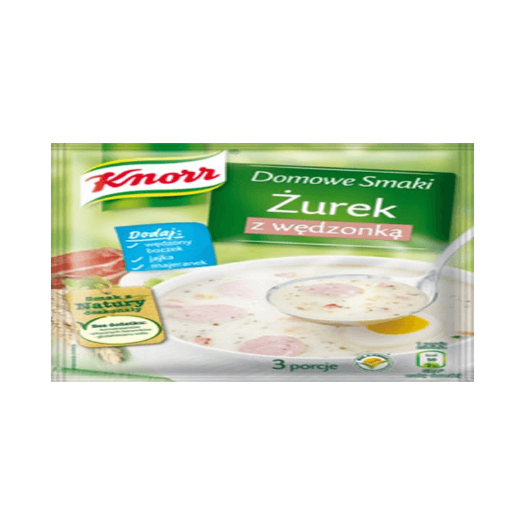 KNORR ZUPA ŻUREK Z WĘDZONKĄ 39G