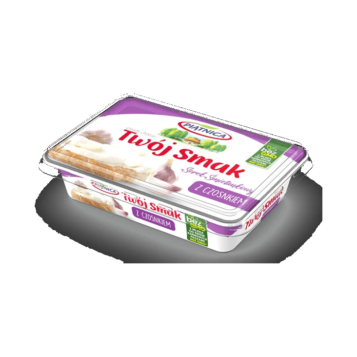 PIĄTNICA SEREK TWÓJ SMAK CZOSNEK 135