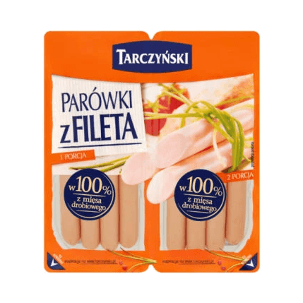 TARCZYŃSKI PARÓWKI Z FILETA KUR 180G