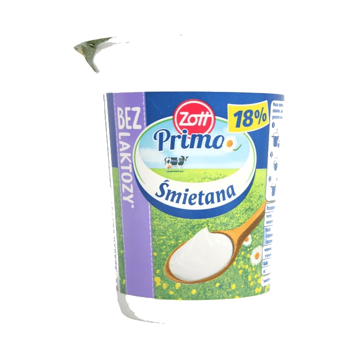 ZOTT ŚMIETANA BEZ LAKTOZY 18% 330G