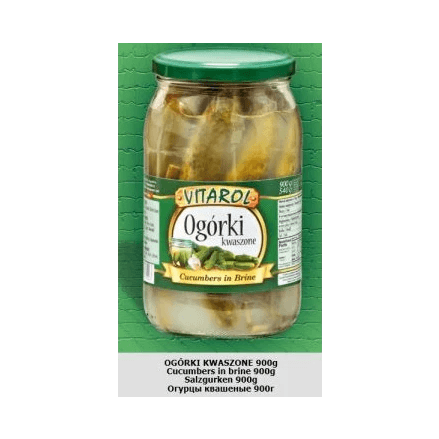 VITAROL OGÓRKI KWASZONE 900G