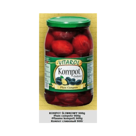 VITAROL KOMPOT ŚLIWKOWY 900ML