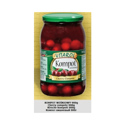 VITAROL KOMPOT WIŚNIOWY 900ML