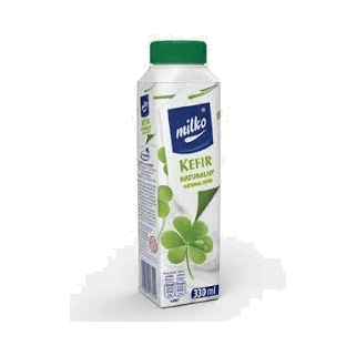 MILKO KEFIR NATURALNY 330ML