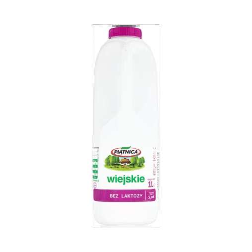 PIĄTNICA MLEKO BEZ LAKTOZ.PET 2% 1L
