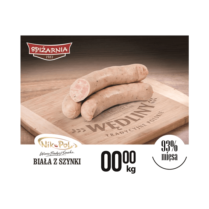 NIK-POL BIAŁA Z SZYNKI OK. 0,6KG