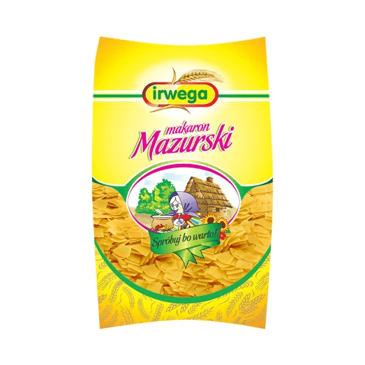 IRWEGA MAKARON ŁAZANKA 500G