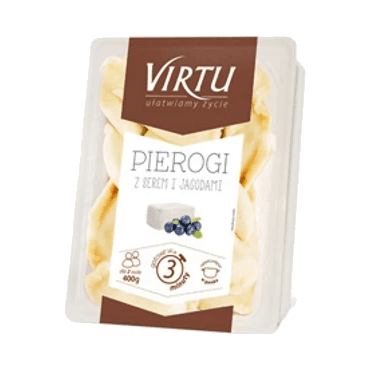 VIRTU PIEROGI Z SEREM I JAGODAMI 40