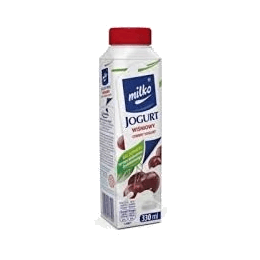 MILKO JOGURT PITNY WIŚNIOWY 330ML