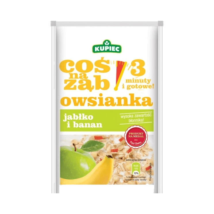 KUPIEC COŚ NA ZĄB OWSIANKA JABŁKO BA
