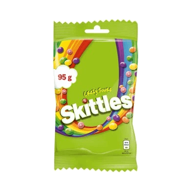 SKITTLES DRAŻE CRAZY SOURS 95G