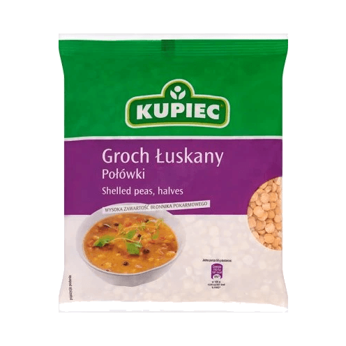 KUPIEC GROCH POŁÓWKI FOLIA 400G