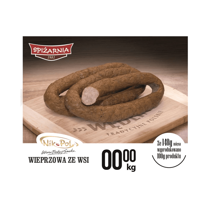 NIK-POL KIEŁBASA WIEPRZOWA ZE WSI