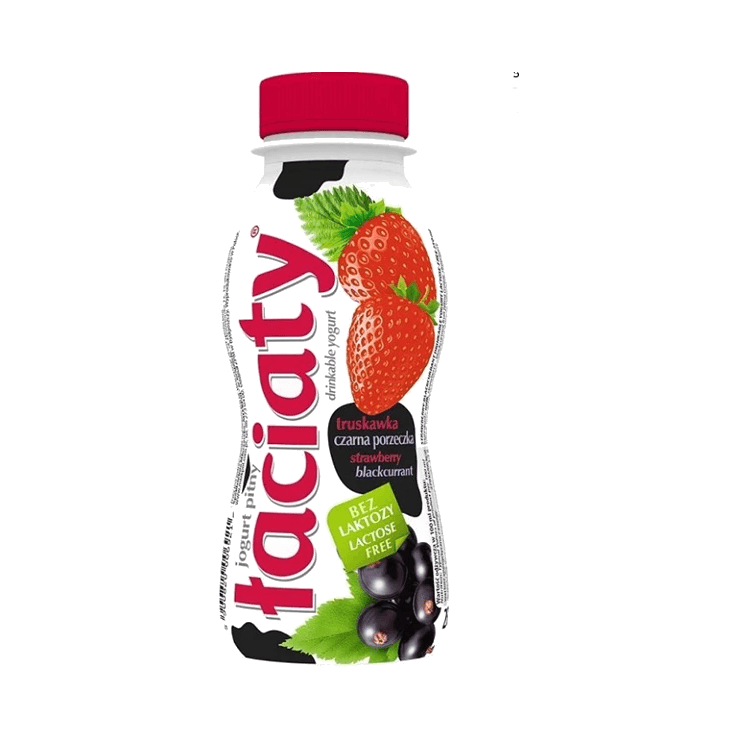 MLEKPOL JOGURT B/LAKT. TRUSKAWKA CZA