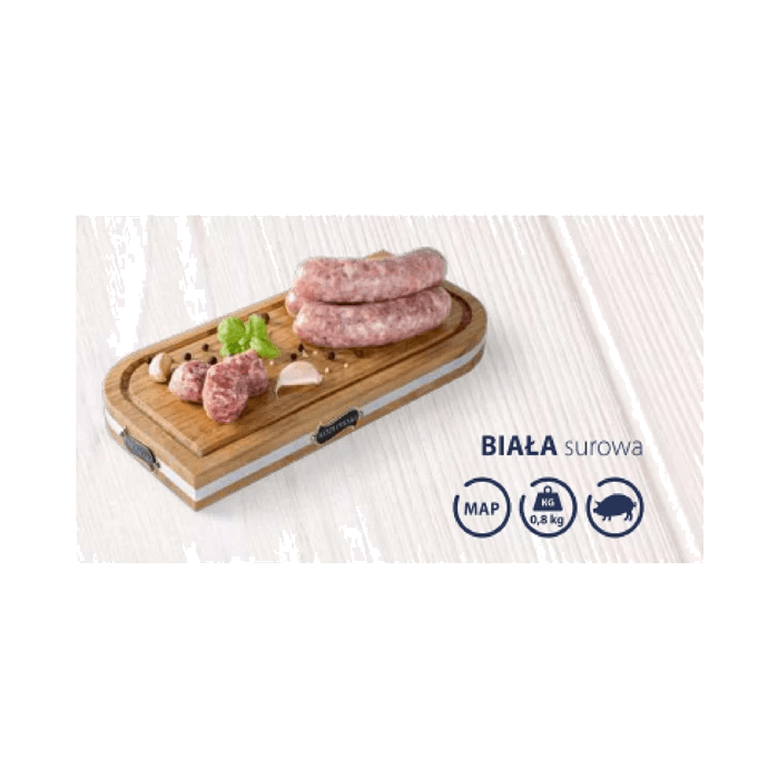KOZŁOWSKI KIEŁBASA BIAŁA SUROWA OK.
