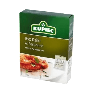 KUPIEC RYŻ DZIKI PARBOILED 2X100G