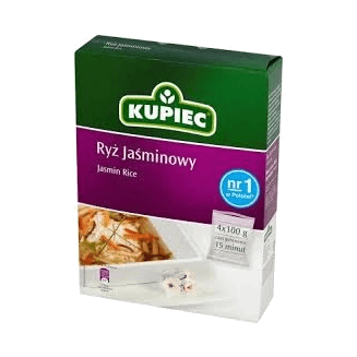 KUPIEC RYŻ JAŚMINOWY 4X100G
