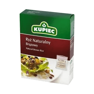 KUPIEC RYŻ NATURALNY BRĄZOWY SASZETK