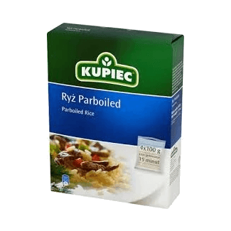 KUPIEC RYŻ PARBOILED 4X100G