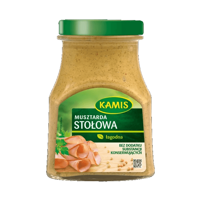 KAMIS MUSZTARDA STOŁOWA 185G