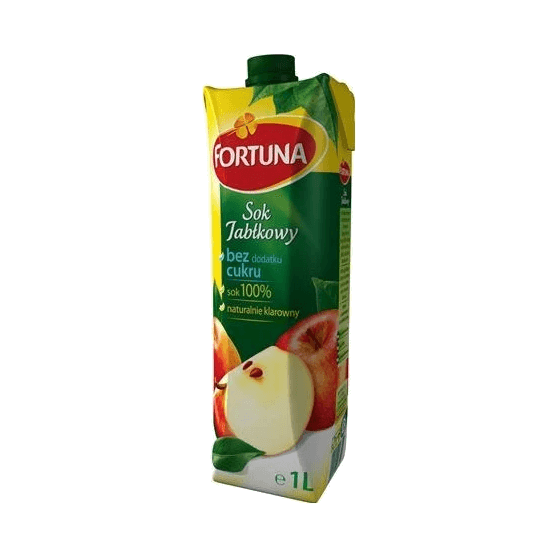 FORTUNA SOK JABŁKO BEZ CUKRU 1L