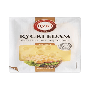 RYKI SER PLASTRY EDAM WĘDZONY 135G