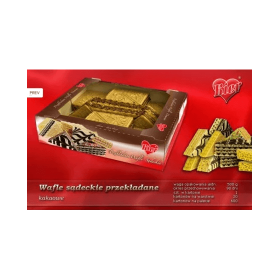 KIER WAFLE SĄDECKIE KAKAO 500G