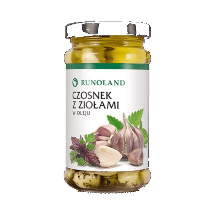 RUNOLAND CZOSNEK MAR.Z ZIOŁAMI 210G